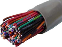 1000FT Category 3 Riser Communications Cable - 50 Pair 24 AWG - Gray PVC